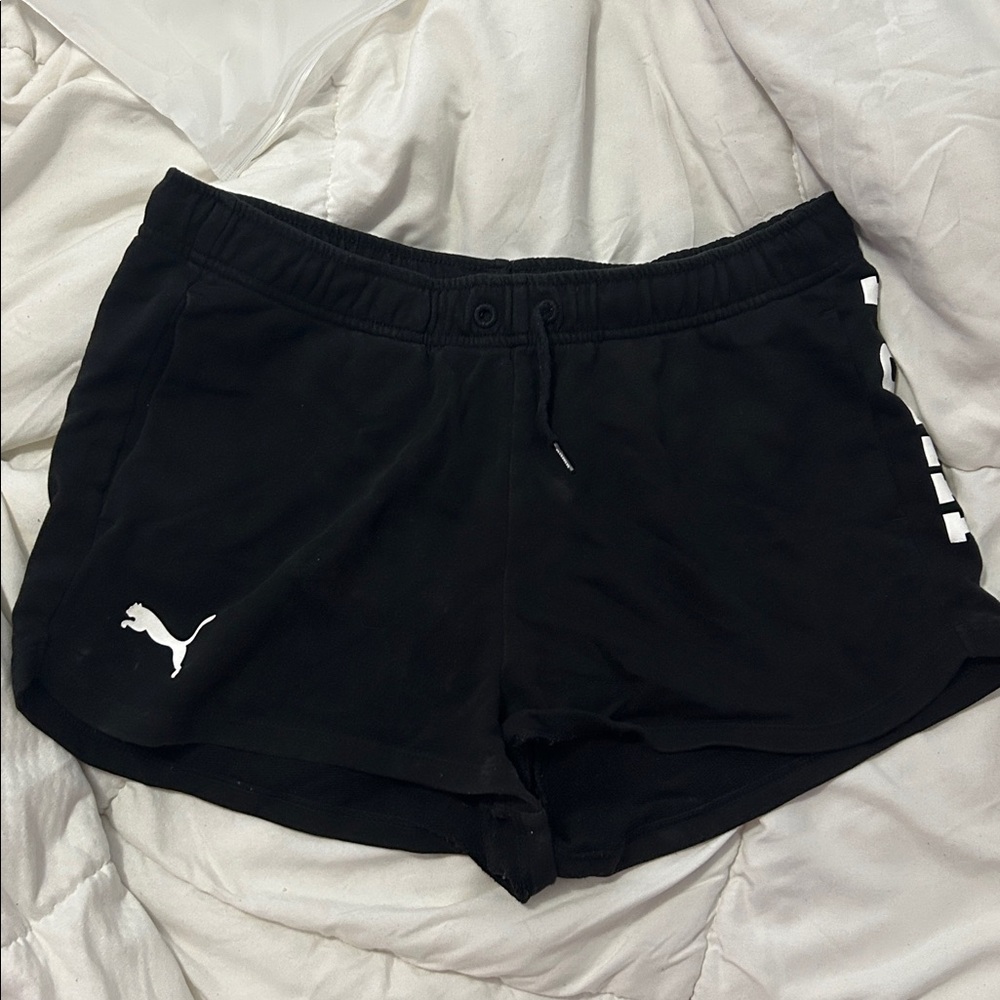 Puma Black Casual Shorts